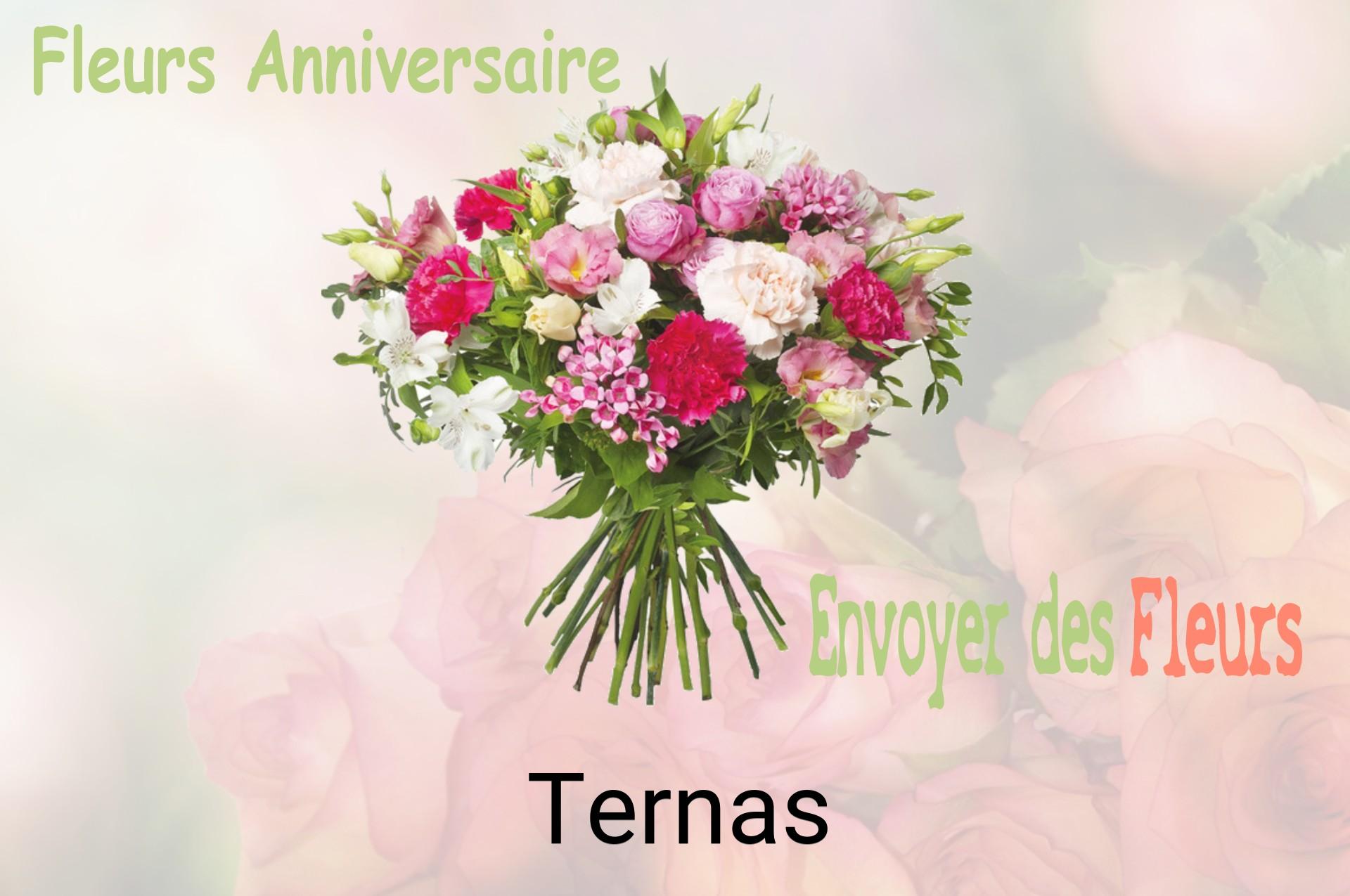 Bouquet de fleurs d’anniversaire livré à Ternas