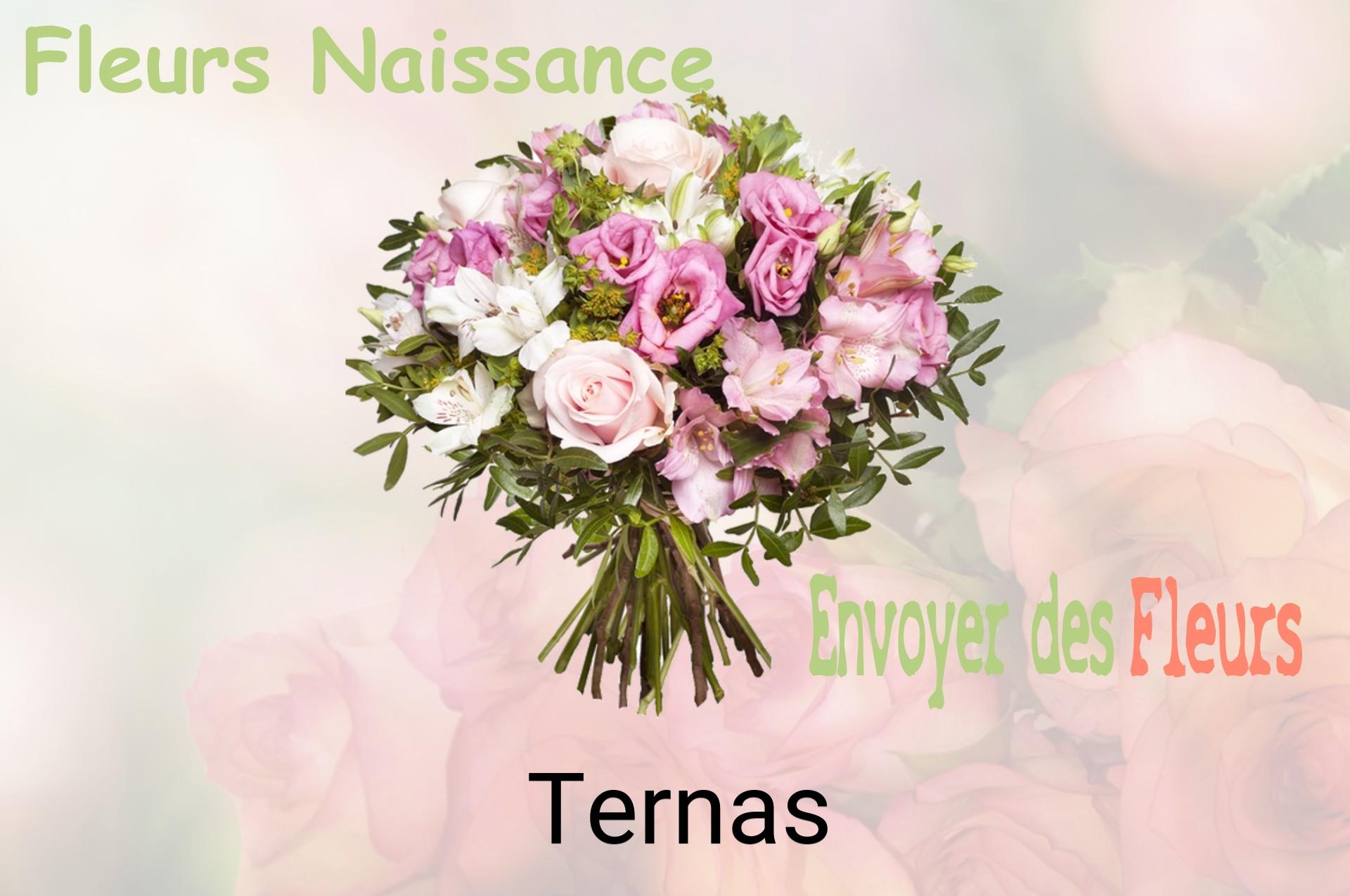 Bouquet de fleurs de naissance livré à Ternas
